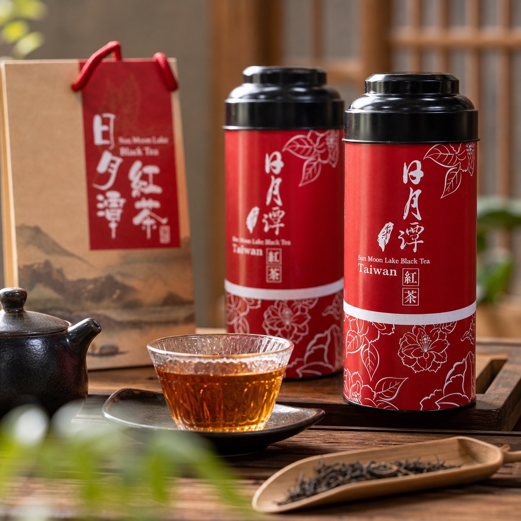 日月潭紅茶 茶席照片